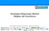 Stratégie Régionale WASH Région de Koulikoro