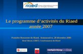 Première Rencontre du Riaed, Antananarivo, 20 décembre 2006