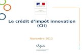 Le crédit d’impôt innovation (CII)