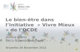 L e bien-être dans l’Initiative  « Vivre Mieux » de l’OCDE