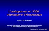 L’ostéoporose en 2009 : dépistage et thérapeutique