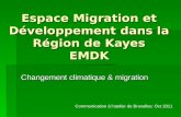 Espace Migration et Développement dans la Région de Kayes EMDK