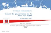 AFFICHAGE ENVIRONNEMENTAL Comité de gouvernance de la Base ICV ADEME 23 novembre 2011