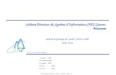 Schéma Directeur du Système d’Information CHIC Castres-Mazamet