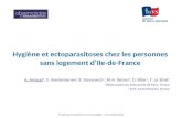 Hygiène et ectoparasitoses chez les personnes sans logement d’Ile-de-France