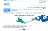 EPP sur l’administration de médicaments injectables :  implication des soignants