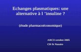 Echanges plasmatiques: une alternative   l â€™insuline ?