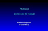 Multicast  protocoles de routage