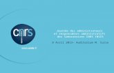 Journée des administrateurs  et responsables administratifs  des laboratoires CNRS INSIS