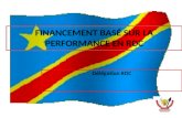 FINANCEMENT BASÉ SUR LA PERFORMANCE EN RDC