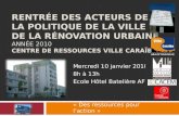 Mercredi 10 janvier 2010  8h à 13h Ecole Hôtel Batelière AFPA « Des ressources pour l’action »