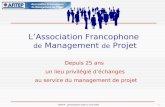 L’Association Francophone de  Management  de  Projet