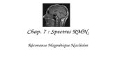Chap. 7 : Spectres RMN.