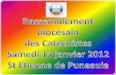 Rassemblement diocésain des Catéchistes Samedi 14 janvier 2012 St Etienne de Punaauia