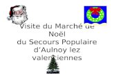 Visite du Marché de Noël du Secours Populaire d’Aulnoy lez valenciennes