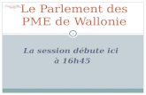 Le Parlement des PME de Wallonie