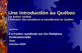 ******* Formation syndicale sur les Relations Professionnelle Turin Octobre 2003