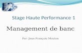 Stage Haute Performance 1