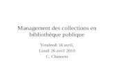 Management des collections en bibliothèque publique