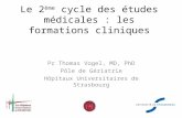 Le 2 ème  cycle des études médicales : les formations cliniques