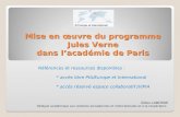 Mise en œuvre du programme  Jules Verne  dans l’académie de Paris