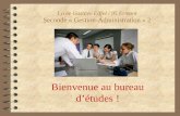 Lycée Gustave Eiffel / 95 Ermont Seconde « Gestion-Administration » 2