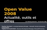 Open Value 2008 Actualité, outils et offres