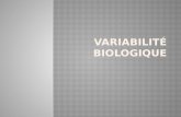 Variabilité biologique