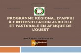 Programme Régional d’Appui à l’intensification agricole et pastorale en Afrique de l’Ouest