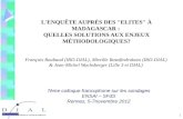 7ème  colloque  francophone  sur  les  sondages ENSAI –  SFdS Rennes, 5-7novembre 2012