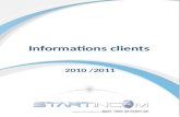 Informations clients