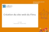 Création du site web du Fimu