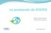 Le protocole de KYOTO