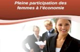Pleine participation des femmes à l’économie