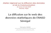 La diffusion sur le web des données statistiques de l’ANSD Sénégal