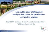 Les outils pour chiffrage et analyse des coûts de production  en bovins viande