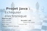 Projet  Java : Echiquier  électronique