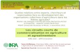 Les circuits courts de commercialisation en agriculture et agroalimentaire