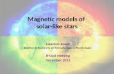 Magnetic  models  of  solar-like  stars