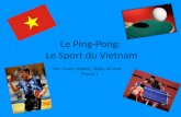 Le Ping-Pong:  Le Sport du Vietnam