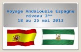Voyage Andalousie Espagne niveau 3 ème 18 au 25 mai 2013