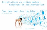 Installations  en milieu médical  Exigences de radioprotection Cas des mobiles de  bloc