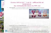 Etudes INPULSIS ™ I et II :  efficacité  et  tolérance du  nintedanib dans  la FPI  (1)