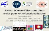 SONA :  SOurce  d’électrons ultra-froids pour  NAnofonctionalisation
