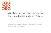 Analyse situationnelle de la fistule obstétricale au Bénin