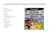 Les personnages de Super Smash  Bros Melee