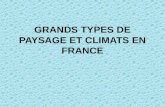 GRANDS TYPES DE PAYSAGE ET CLIMATS EN FRANCE