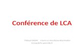 Conférence de LCA