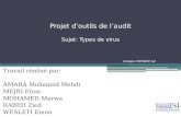 Projet d’outils de l’audit Sujet: Types de virus Groupe: M2SSICE G2