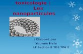 Projet de toxicologie :      Les nanoparticules